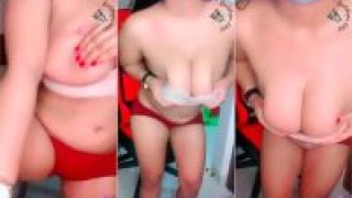 Remas Toket Gede Miss Fellichia Putri Mango Live