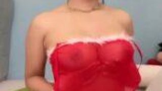 Hilda merah transparan uting ngintip