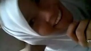 Di Isep Jilbab Putih Cantik Nan Manis